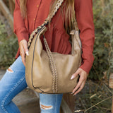 Paisley Shoulder Bag - Stone